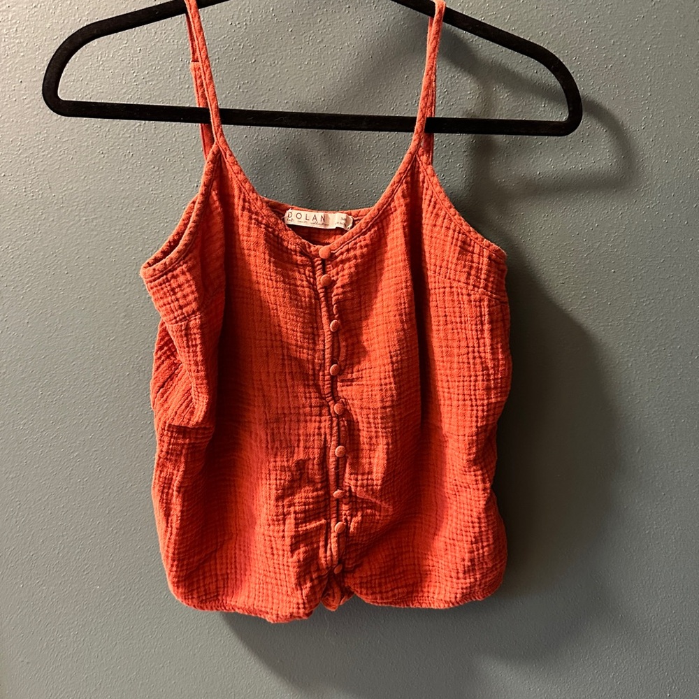 Dolan Orange Tank Top